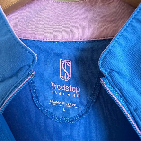 Tredstep Ireland womens Large Blue Sligo Long Sleeve Pro riding Shirt Equestrian - Picture 3 of 6